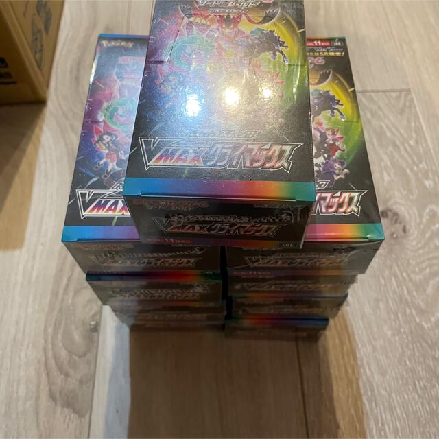 ポケモンカード vmaxクライマックス 新品未開封シュリンク付き 9boxBox/デッキ/パック