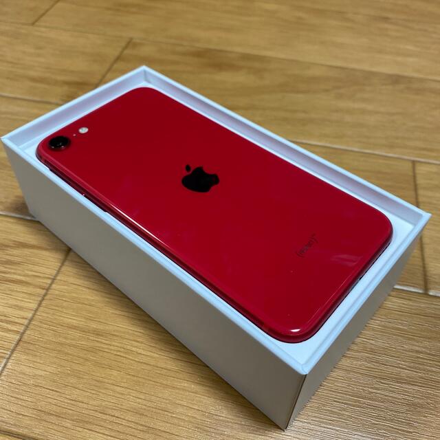 Apple(アップル)の[中古]iPhone SE2 64GB レッド スマホ/家電/カメラのスマートフォン/携帯電話(スマートフォン本体)の商品写真