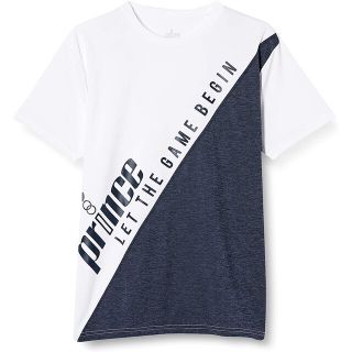 プリンス(Prince)のPrince プリンス テニスウェア 半袖Tシャツ ホワイト(白) メンズL新品(ウェア)