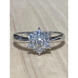 0.5ct 花柄ダイヤリング(リング(指輪))