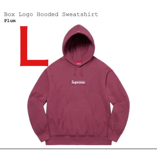 Supreme Box Logo Hooded Sweatshirt L