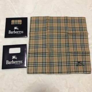 バーバリー(BURBERRY)のBurberrys バーバリー　クリーナークロス　メガネ拭き　ハンドメイド　2枚(日用品/生活雑貨)