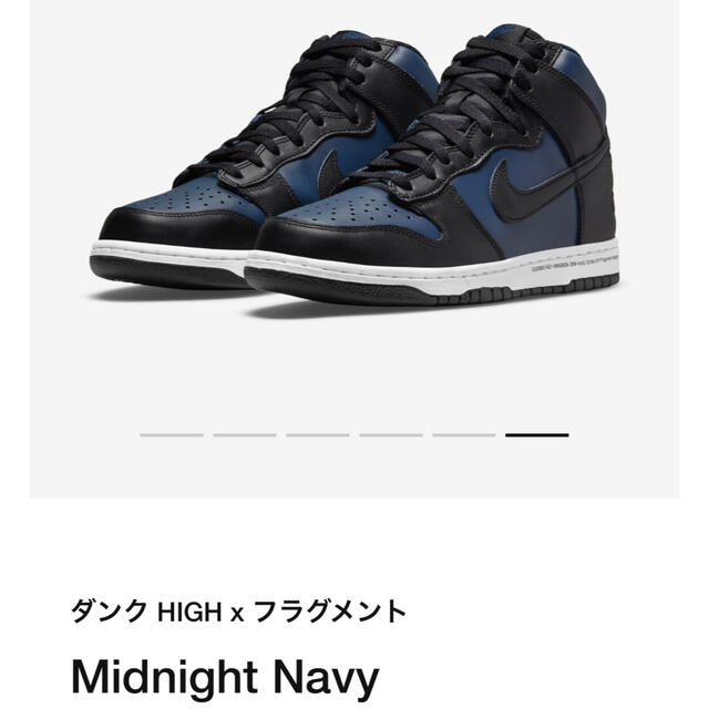 【新品未使用】NIKE DUNK fragment 28cm