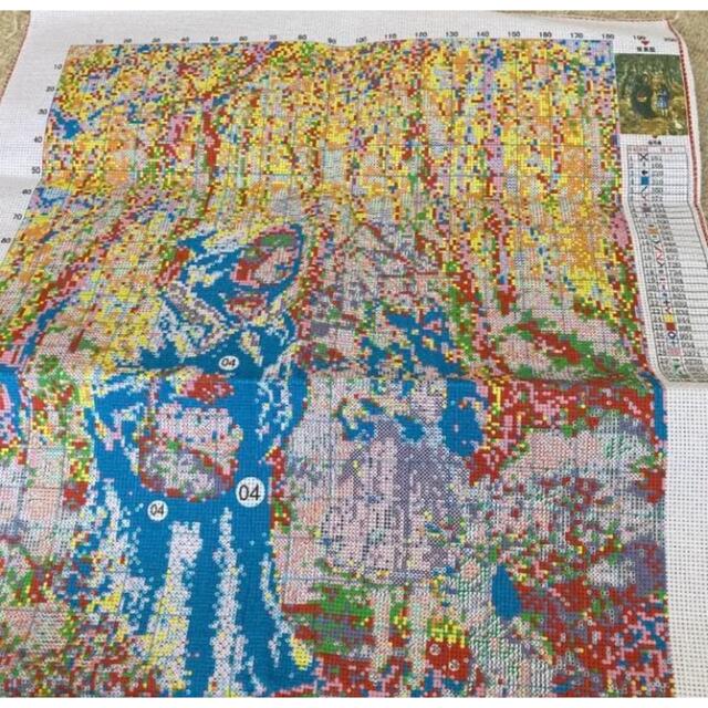 クロスステッチ刺繍キット(11ctcw136-01)の通販 by かぐや姫's クロスステッチ刺繍キット(11ctcw136-01)の通販 by かぐや姫's