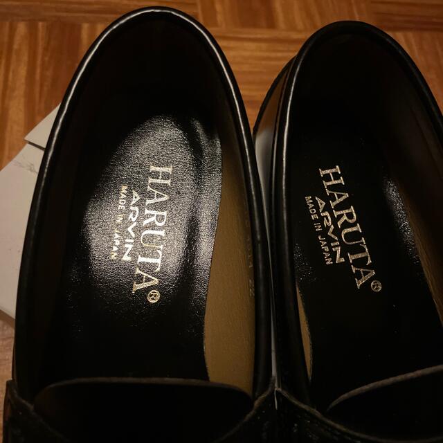 HARUTA(ハルタ)の22センチ　HARUTA  ハルタ  ローファー　黒 キッズ/ベビー/マタニティのキッズ靴/シューズ(15cm~)(ローファー)の商品写真