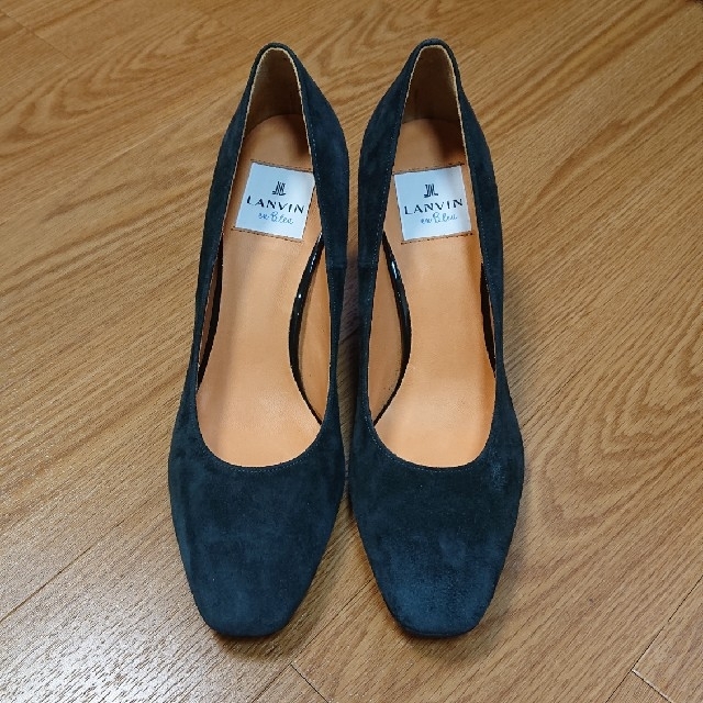 LANVIN en Bleu(ランバンオンブルー)のランバンオンブルー パンプス ブルーグレースエード 24㎝ レディースの靴/シューズ(ハイヒール/パンプス)の商品写真