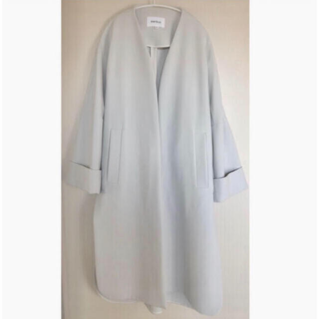 【新品に近い美品】enfold ダブルクロススリットコート