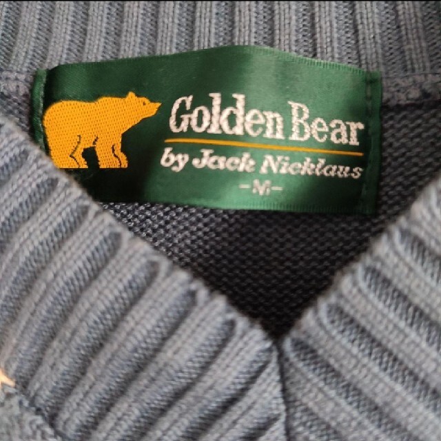 Golden Bear(ゴールデンベア)のGolden Bear ニット セーター  刺繍ロゴ ゆるだぼ レトロ 古着 メンズのトップス(ニット/セーター)の商品写真