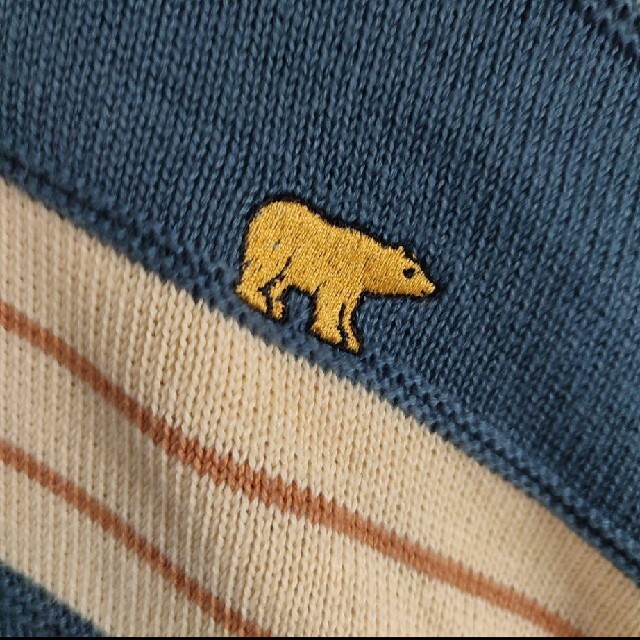 Golden Bear(ゴールデンベア)のGolden Bear ニット セーター  刺繍ロゴ ゆるだぼ レトロ 古着 メンズのトップス(ニット/セーター)の商品写真