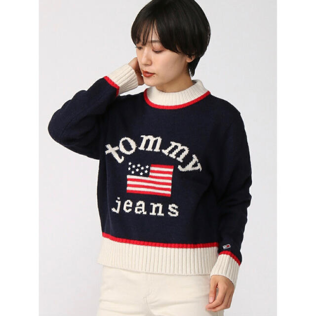 TOMMY HILFIGER 【新品】TOMMY JEANS ニットセーターの通販 by yumi's shop｜トミーヒルフィガーならラクマ