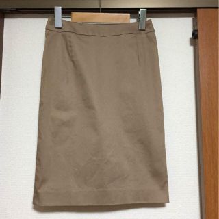 イネド(INED)の【美品】INED タイトスカートブラウン(ひざ丈スカート)