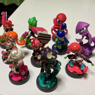 ニンテンドースイッチ(Nintendo Switch)のスプラトゥーンamiibo10体(ゲームキャラクター)