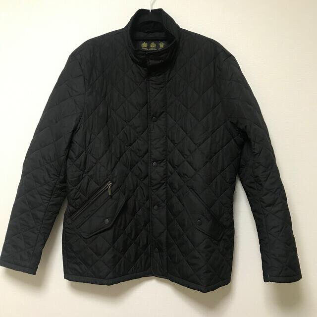 Barbour バブアー　キルティング　スタンドカラー　ジャケット　ブラック