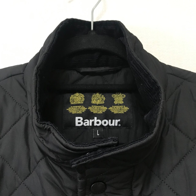 Barbour バブアー　キルティング　スタンドカラー　ジャケット　ブラック