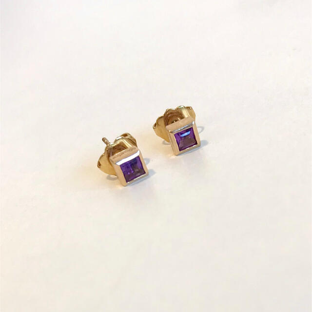 Enasoluna(エナソルーナ)のエナソルーナ　ピアス　スクエア　k10 レディースのアクセサリー(ピアス)の商品写真