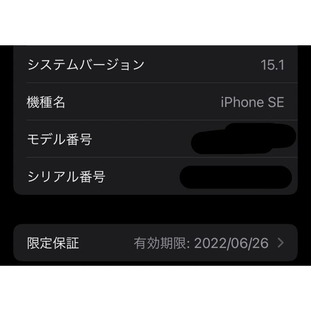 スマホ/家電/カメラiPhone SE 第2世代 64GB