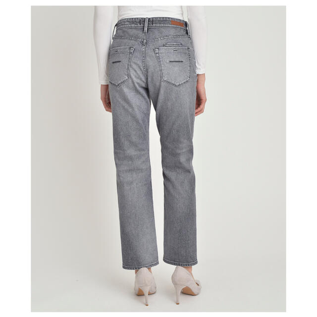 パンツ YANUK - YANUKヤヌークANNETTEアネットストレート26グレー新品