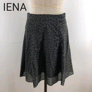 イエナ(IENA)のIENA イエナ フレアスカート レオパード ヒョウ柄(ミニスカート)