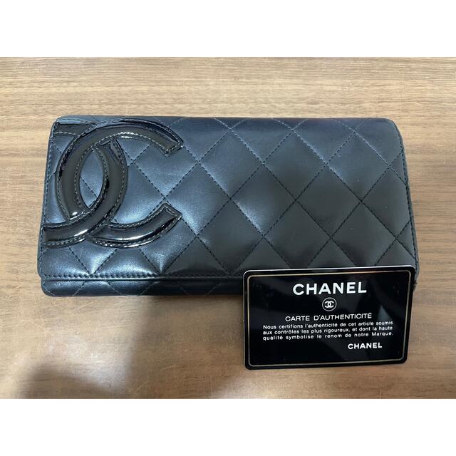 CHANEL 長財布 カンボンライン