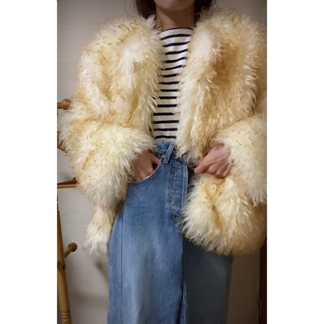 Samoyed オリジナルハンガー付き 90' Madam Fur Coat