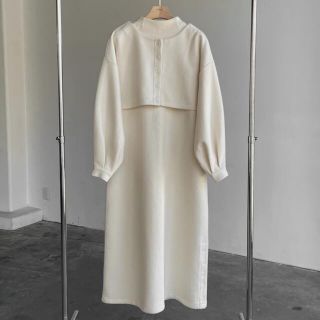 トゥデイフル(TODAYFUL)のお値下げ　willfully 2piece ワンピース　ホワイト(ロングワンピース/マキシワンピース)