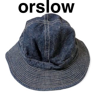 orSlow US NAVY HAT デニムハット　バケットハット　サイズ1(ハット)