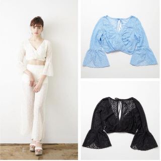 ロザリームーン(Rosary moon)のロザリームーン　レーストップス&パンツ(カジュアルパンツ)