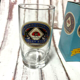 キリン(キリン)のKIRINラガービール ﾗﾍﾞﾙｸﾞﾗｽ  〈明治〉(グラス/カップ)