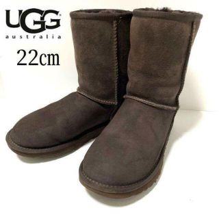 アグ(UGG)の【美品】22㎝　UGG*Australia ムートンブーツ ブラウン(ブーツ)