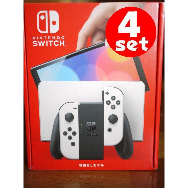 販売大セール  本体　４台 ホワイト 有機ELモデル Switch Nintendo 家庭用ゲーム本体