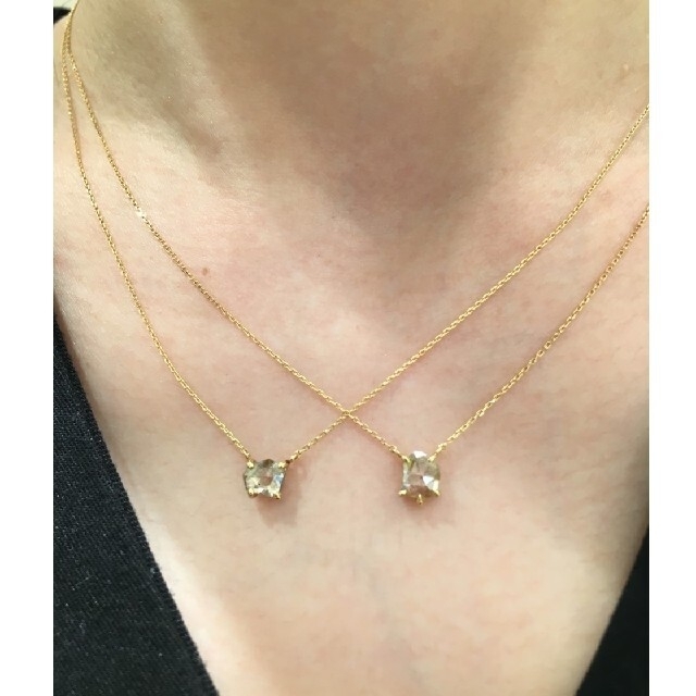 値引 MONAKA jewellery ブラウンダイヤ ネックレス ネックレス