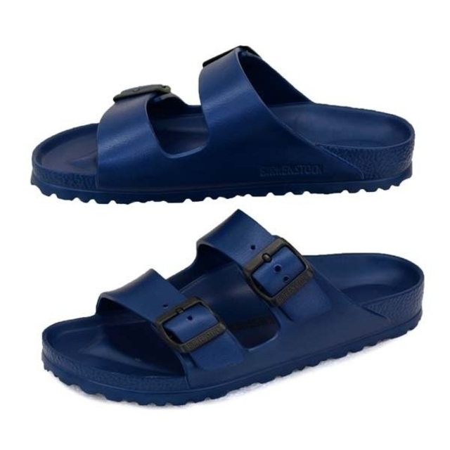 BIRKENSTOCK(ビルケンシュトック)の【モリリン様専用】 サンダル アリゾナ EVA 38 24.5cm ネイビー レディースの靴/シューズ(サンダル)の商品写真