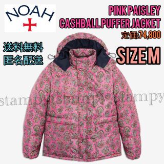 キス(KITH)のNoah Pink Paisley Cashball Puffer Jacket(ダウンジャケット)