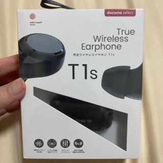 エヌティティドコモ(NTTdocomo)のNTTドコモ MEES Eniro T1S/Black ワイヤレスイヤホン(ヘッドフォン/イヤフォン)