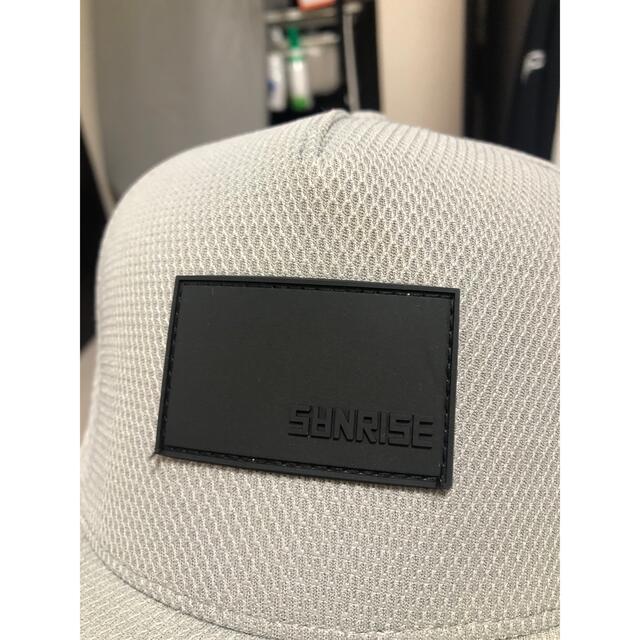 【sanrise 5PANEL FLAT CAP】GLAY グレー メンズの帽子(キャップ)の商品写真