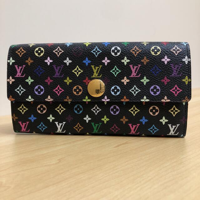 財布LOUIS VUITTON モノグラム マルチカラー ポルトフォイユ サラ