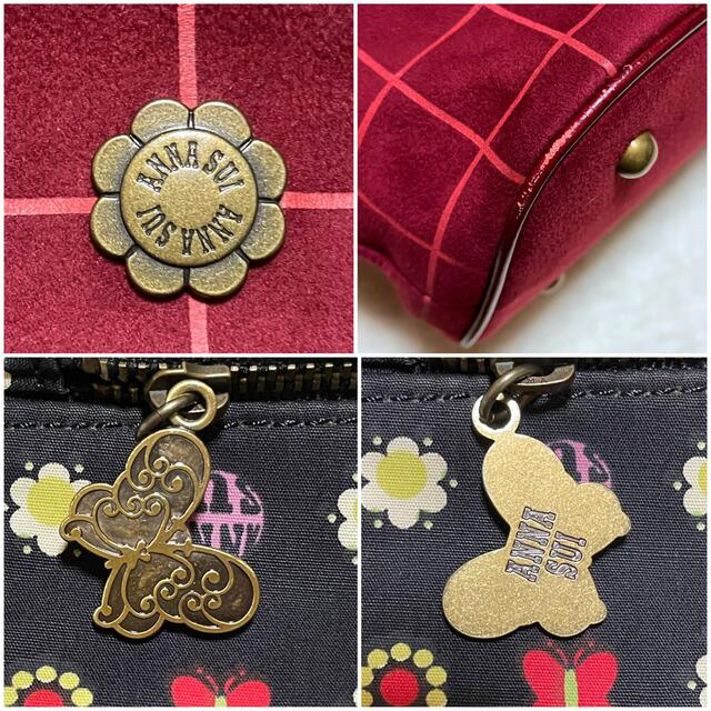 ANNA SUI(アナスイ)のアナスイ ANNA SUI トートバッグ 手提げ 肩掛け スエード レザー レディースのバッグ(トートバッグ)の商品写真