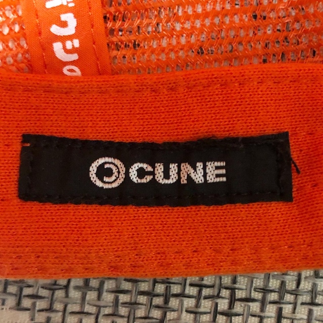 CUNE(キューン)の大人気❗️CUNE メッシュキャップ オレンジ メンズの帽子(キャップ)の商品写真