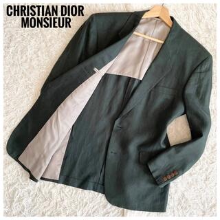 クリスチャンディオール(Christian Dior)の極美品⭐️Christian Dior テーラードジャケット シングル グリーン(テーラードジャケット)