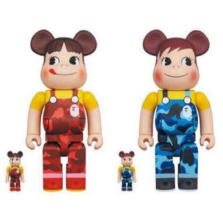 メディコムトイ(MEDICOM TOY)のBE@RBRICK BAPE(R)×ペコちゃん&ポコちゃん100%&400%(その他)