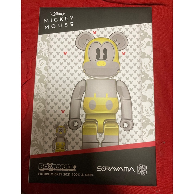 MEDICOM TOY(メディコムトイ)のBE@RBRICK FUTURE MICKEY 2021 100％ & 400％ エンタメ/ホビーのフィギュア(その他)の商品写真