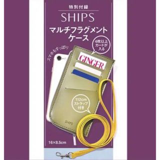 シップス(SHIPS)のGINGER2019年11月号付録 SHIPS マルチフラグメントケース(その他)