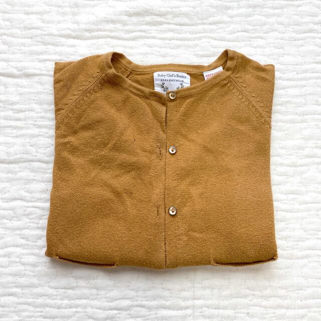 ZARA KIDS(ザラキッズ)のZARA カーディガン  キッズ/ベビー/マタニティのベビー服(~85cm)(カーディガン/ボレロ)の商品写真