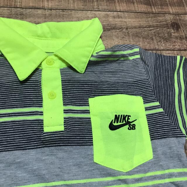 NIKE(ナイキ)のNIKE SB ボーダーポロシャツ キッズ/ベビー/マタニティのキッズ服男の子用(90cm~)(Tシャツ/カットソー)の商品写真