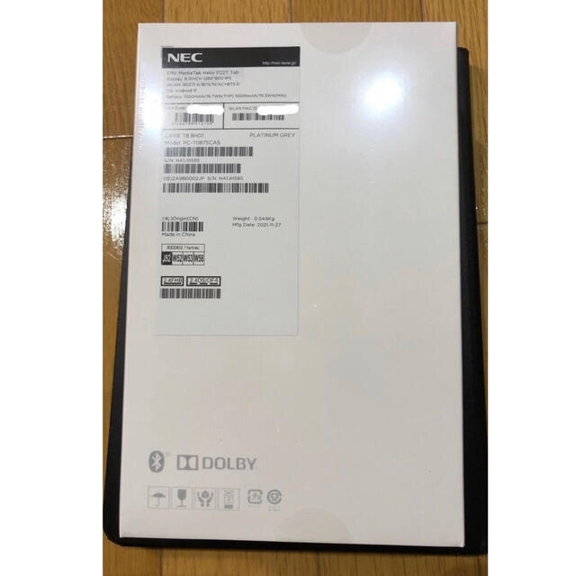 最新 最上位 NEC タブレット ケースセット T8 PC-T0875CAS 1