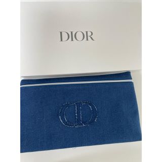 ディオール(Dior)のDior ディオール　新品未使用　2022年ノベルティ　ポーチ　デニム　素材(ポーチ)