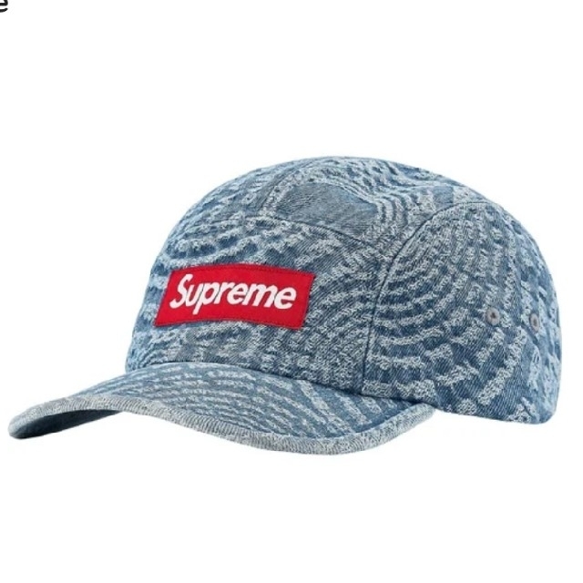 Blue☆Circles Jacquard Denim Camp Cap | yoshi-sushi.ca
