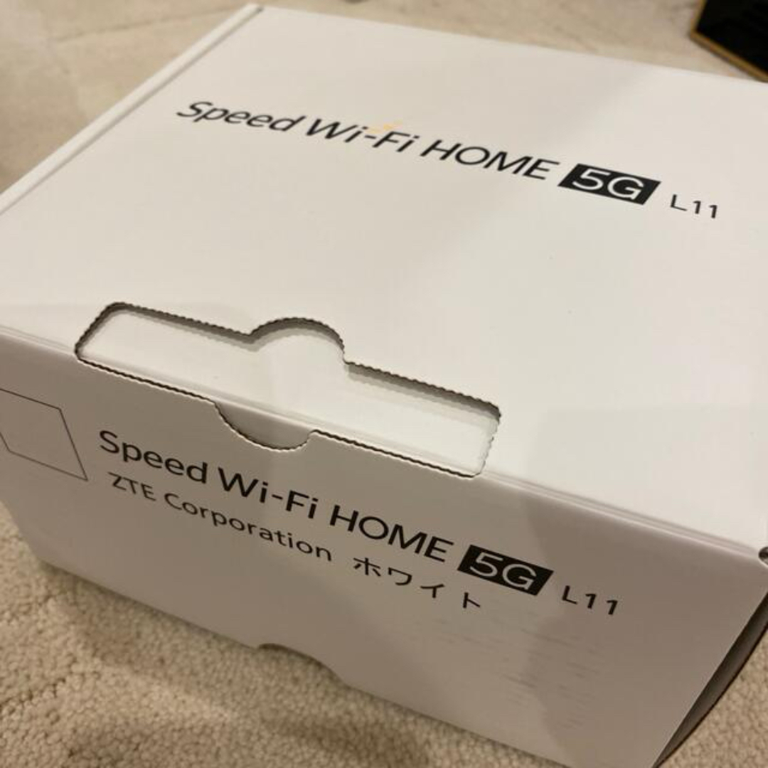 ZTE(ゼットティーイー)のSpeed wifi home 5G L11 スマホ/家電/カメラの生活家電(その他)の商品写真