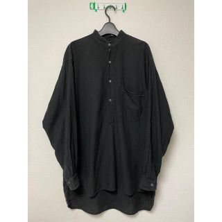 コモリ(COMOLI)のCOMOLI ベタシャンプルオーバーシャツ BLACK size 3(シャツ)