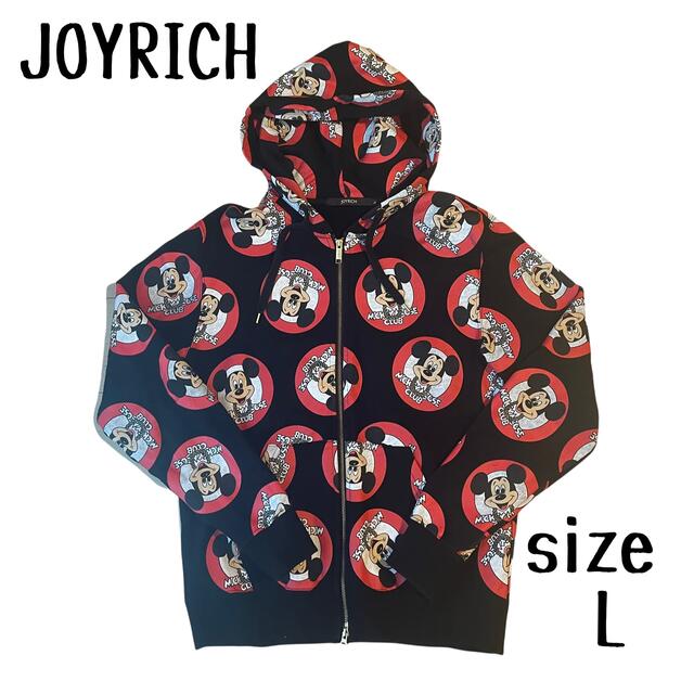 JOYRICH(ジョイリッチ)のパーカー　JOYRICH ミッキーコラボ　ディズニー　Ｌサイズ　大きめ レディースのトップス(パーカー)の商品写真